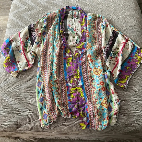 Johnny Was Printed Gorgeous Kimono - Picture 2 of 9